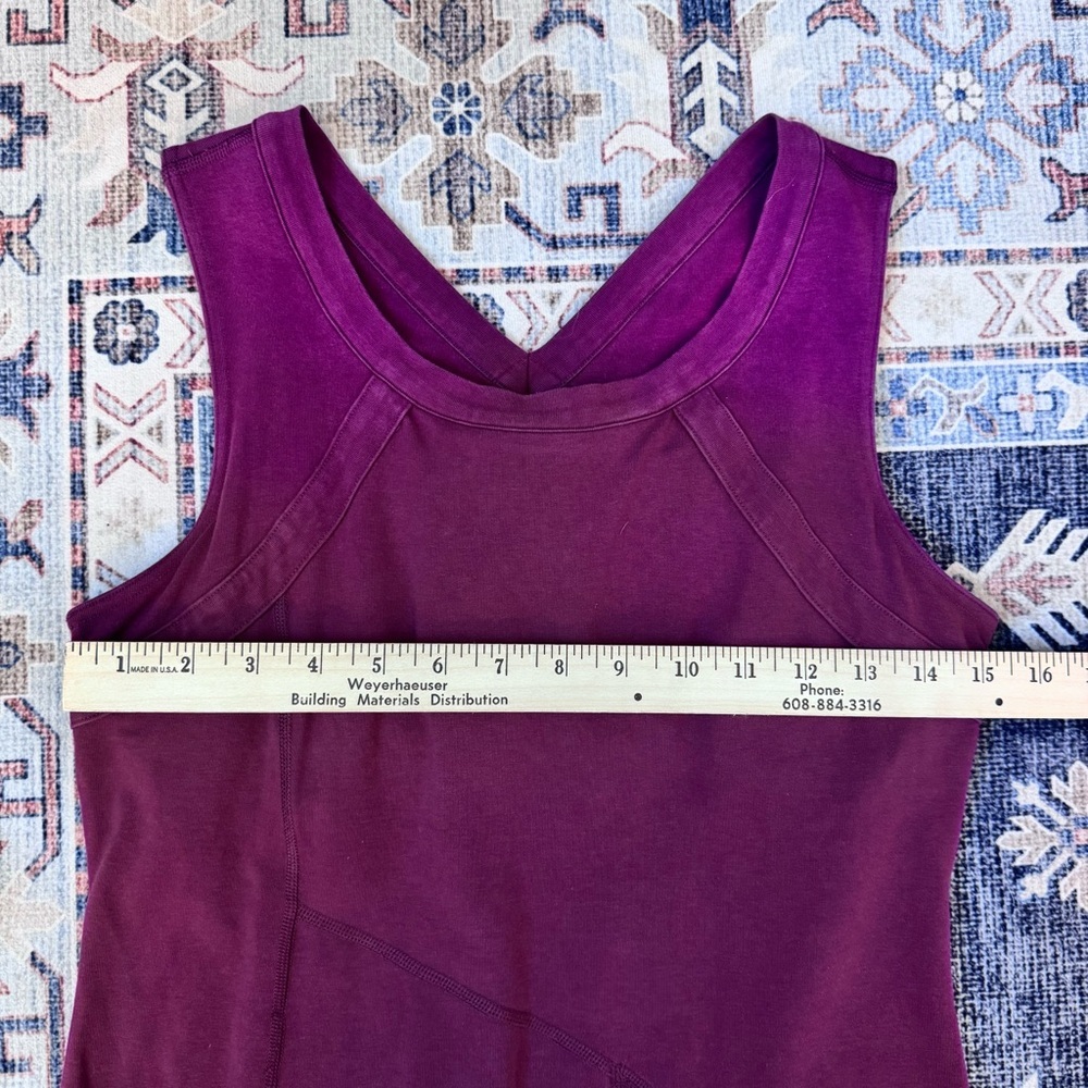 Mountain Hardwear Organic Cotton Sleeveless Purple Women's Dress Size Medium - Picture 13 of 16